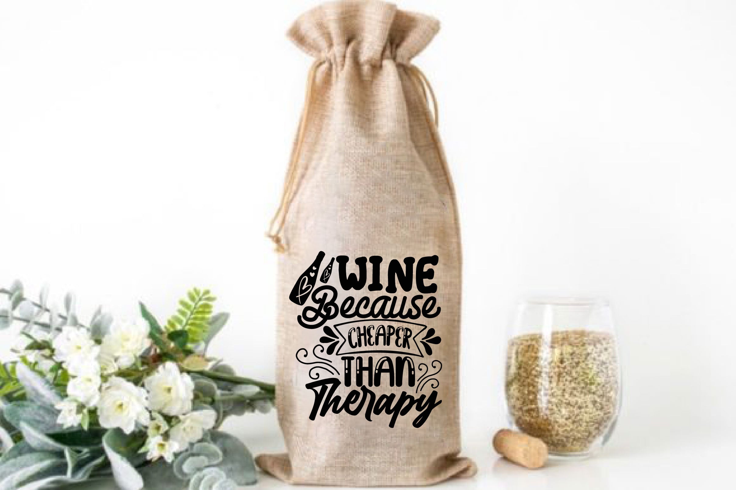 Wine Bag SVG Bundle 2 - CraftNest - Digital Crafting and Art