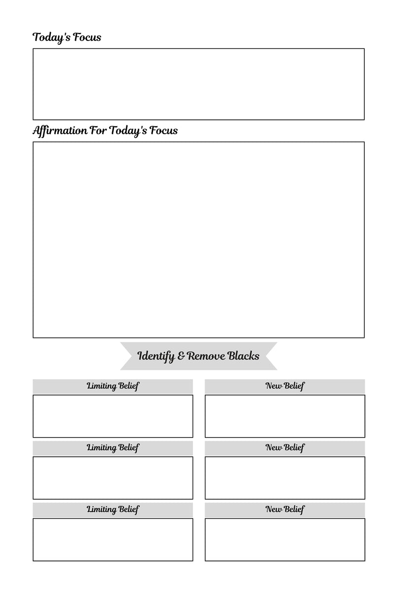Daily Manifestation Journal KDP Planner - CraftNest - Digital Crafting and Art
