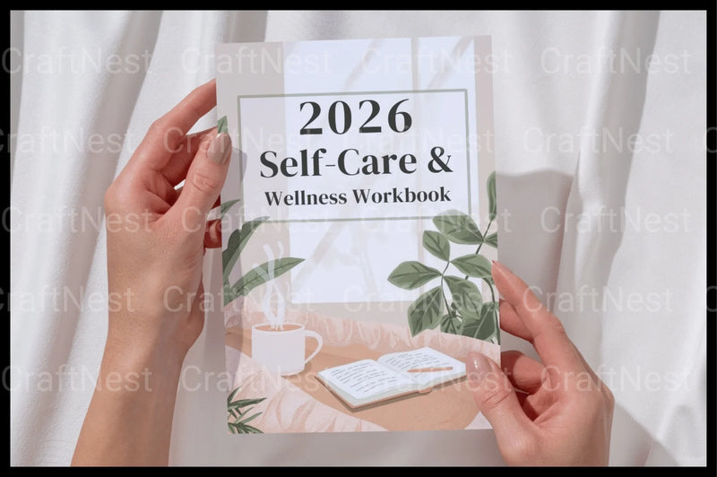 Self Care Wellness Workbook - CraftNest - Digital Crafting and Art