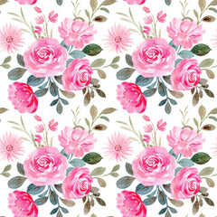 Ink Flowers Seamless Digital Paper - CraftNest - Digital Crafting and Art