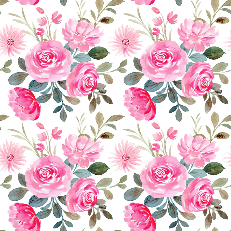 Ink Flowers Seamless Digital Paper - CraftNest - Digital Crafting and Art