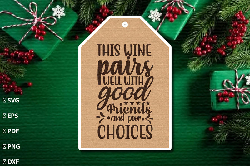 Christmas Gift Tag Laser Cut Bundle - CraftNest - Digital Crafting and Art