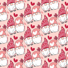 Valentines Day Gnome Seamless Digital Paper - CraftNest - Digital Crafting and Art