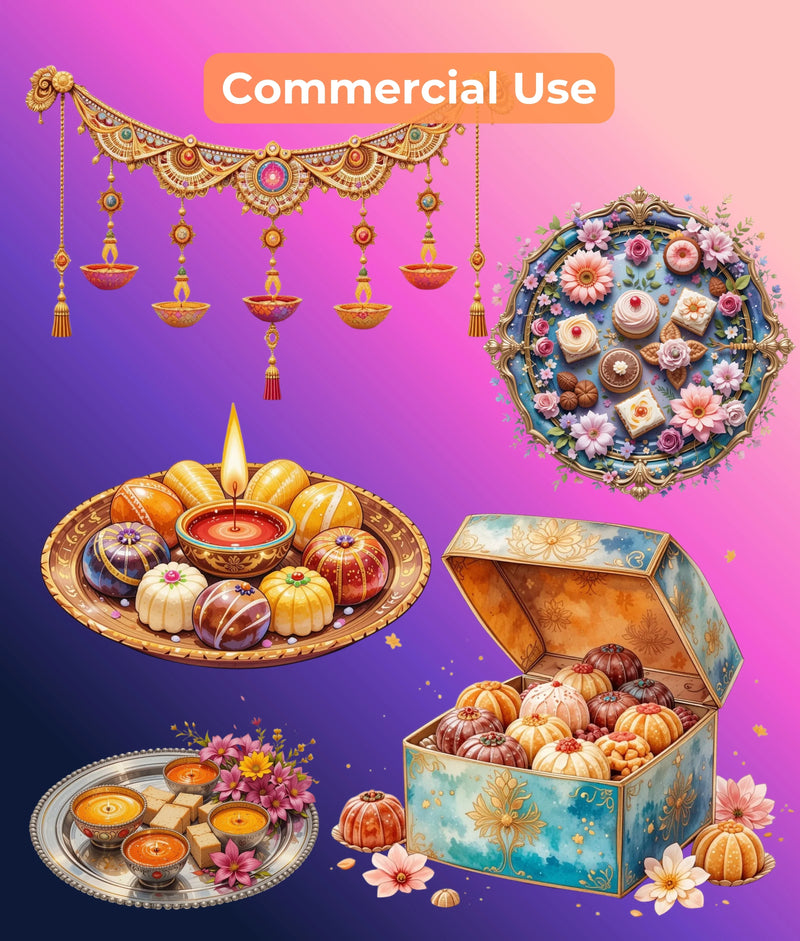 Premium Diwali Clipart Bundle - CraftNest - Digital Crafting and Art