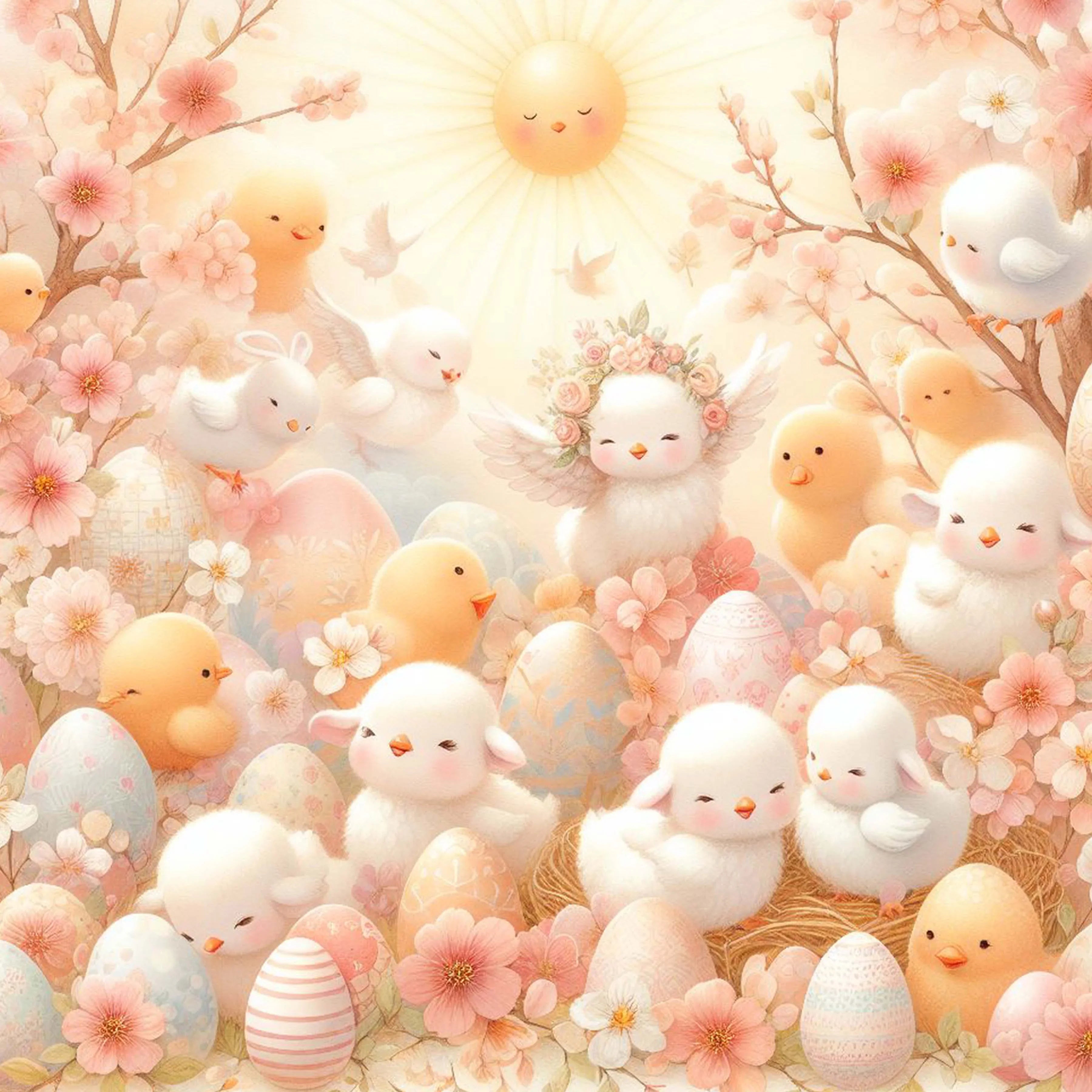 Easter Seamless Digital Paper 1 - CraftNest - Digital Crafting and Art