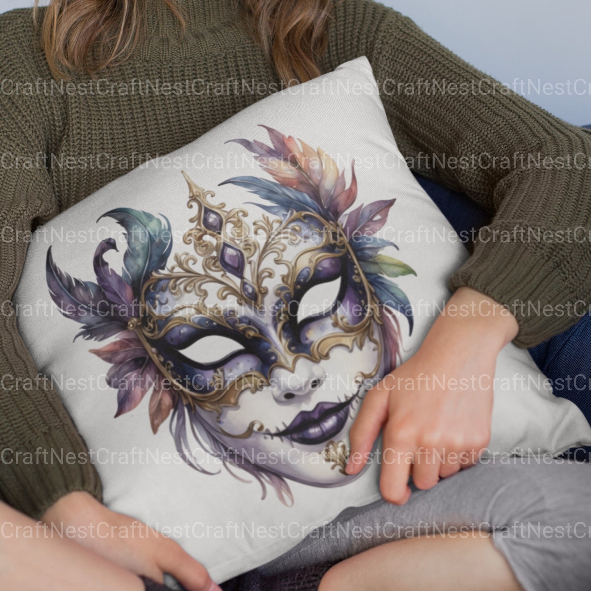 Masquerade Masks Gothic Clipart Bundle - CraftNest - Digital Crafting and Art