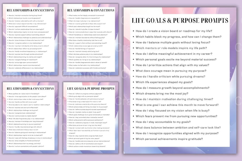 Self Discovery Prompt Vault - CraftNest - Digital Crafting and Art