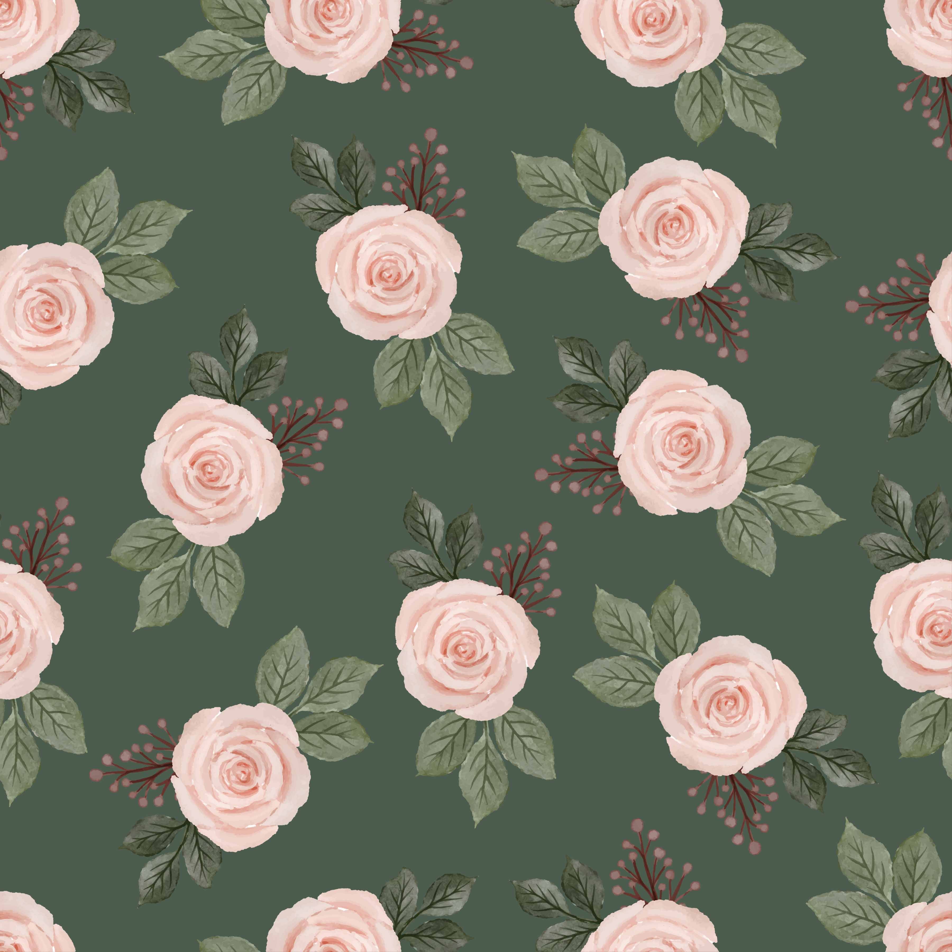 Spring Flower Seamless Digital Paper - CraftNest - Digital Crafting and Art