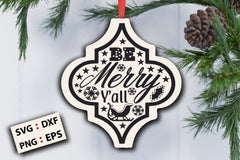 Christmas Arabesque Ornament SVG Bundle 2 - CraftNest - Digital Crafting and Art