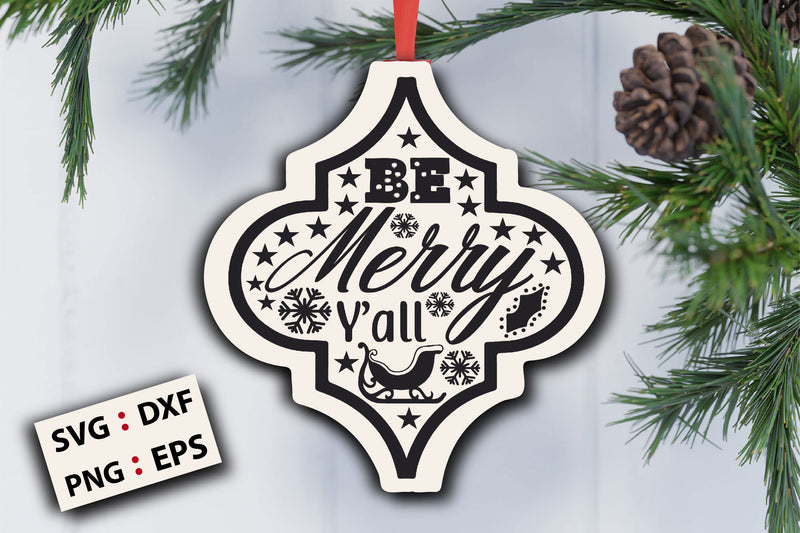 Christmas Arabesque Ornament SVG Bundle 2 - CraftNest - Digital Crafting and Art