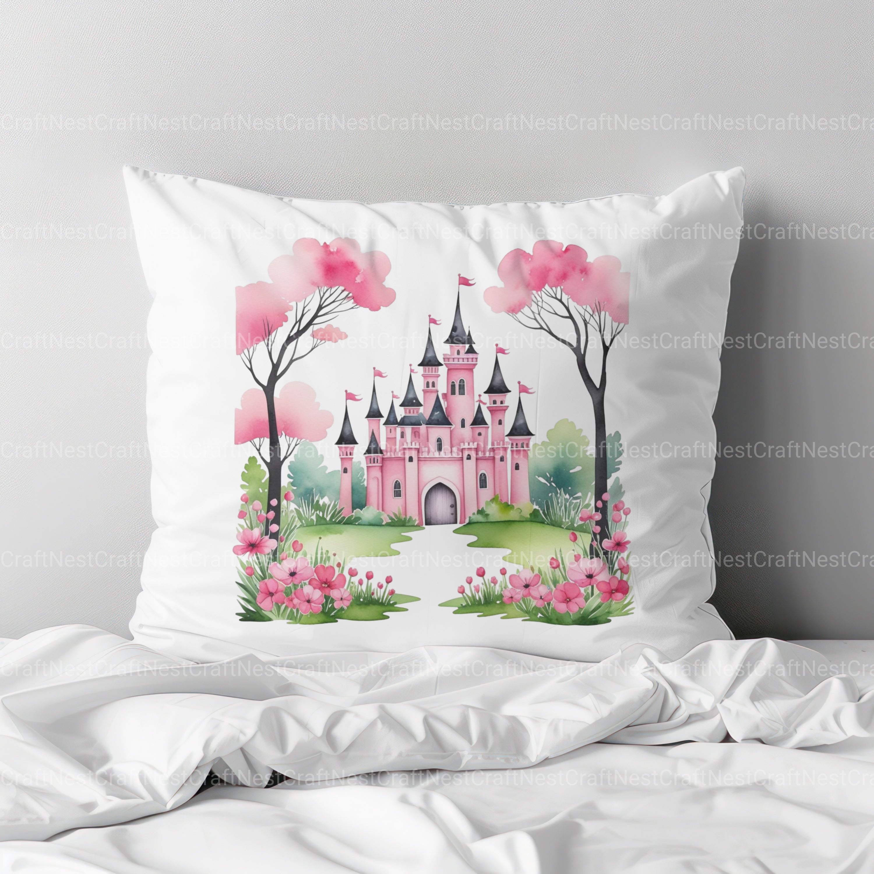 Pink Princess Clipart Bundle - CraftNest - Digital Crafting and Art