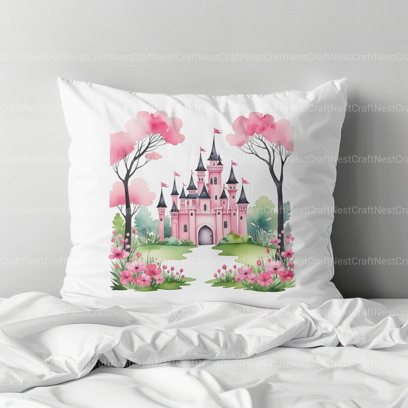 Pink Princess Clipart Bundle - CraftNest - Digital Crafting and Art