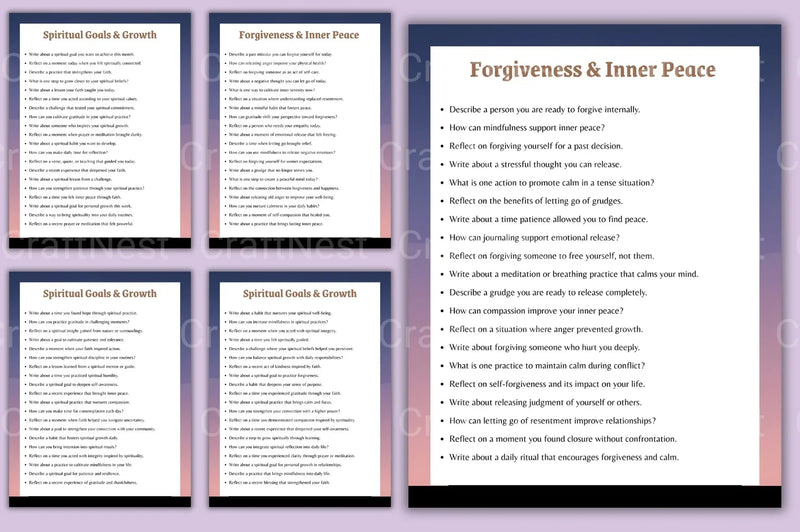 Islamic Mindfulness Prompts for Spiritual Growth - CraftNest - Digital Crafting and Art