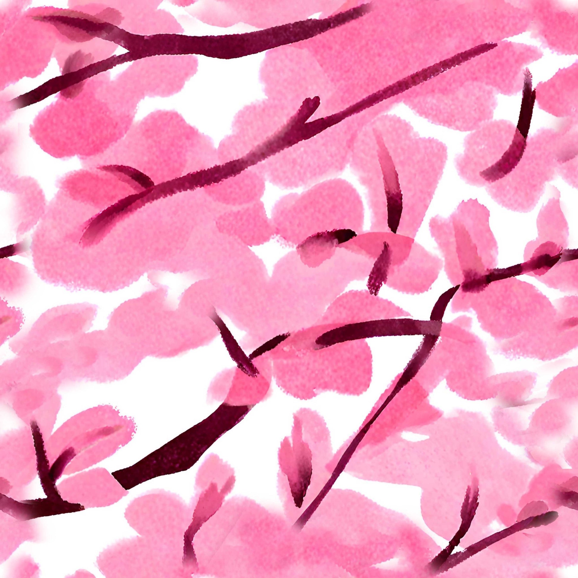 Sakura Blossom Seamless Digital Paper - CraftNest - Digital Crafting and Art