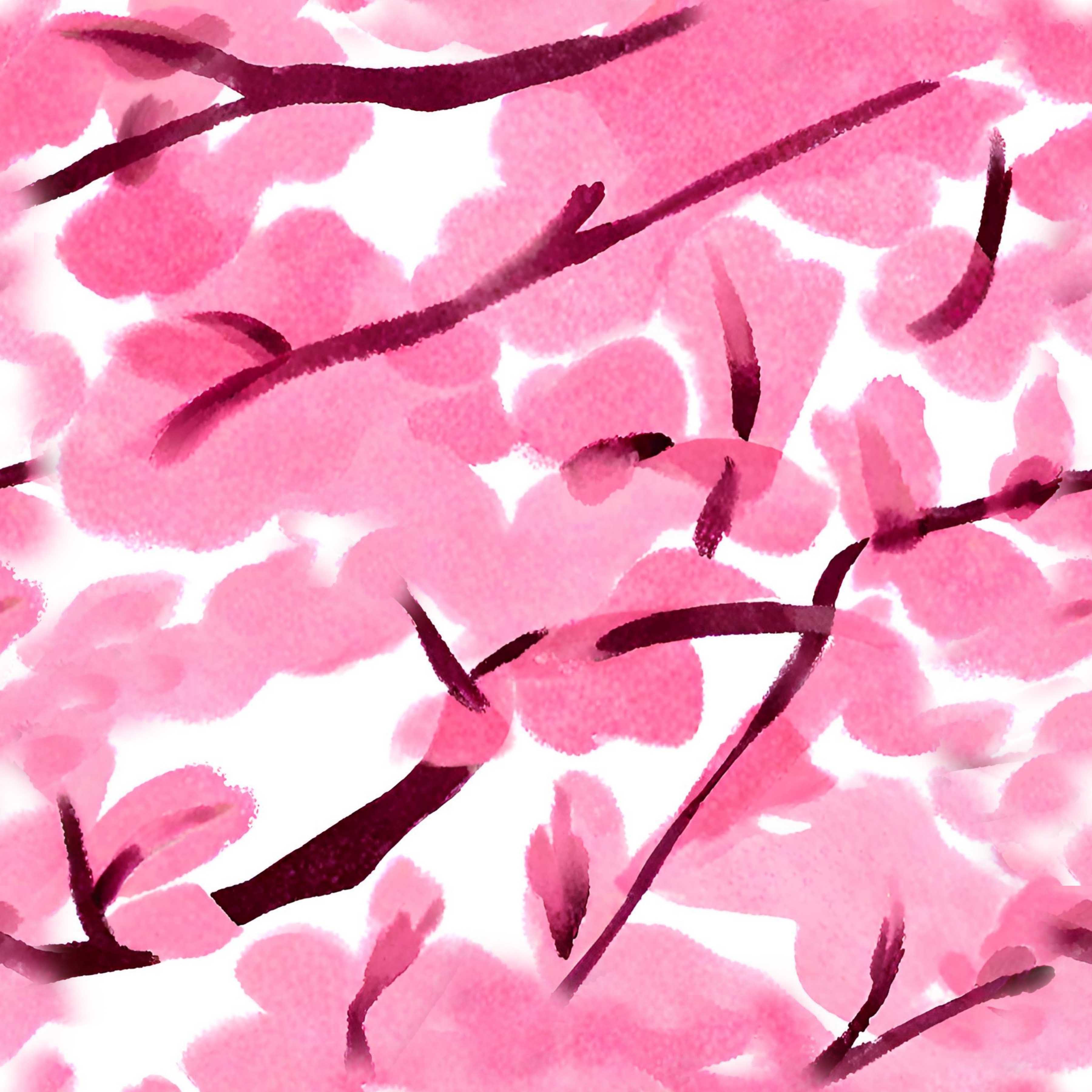 Sakura Blossom Seamless Digital Paper - CraftNest - Digital Crafting and Art