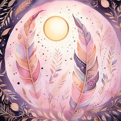 Moon Boho Seamless Digital Paper - CraftNest - Digital Crafting and Art