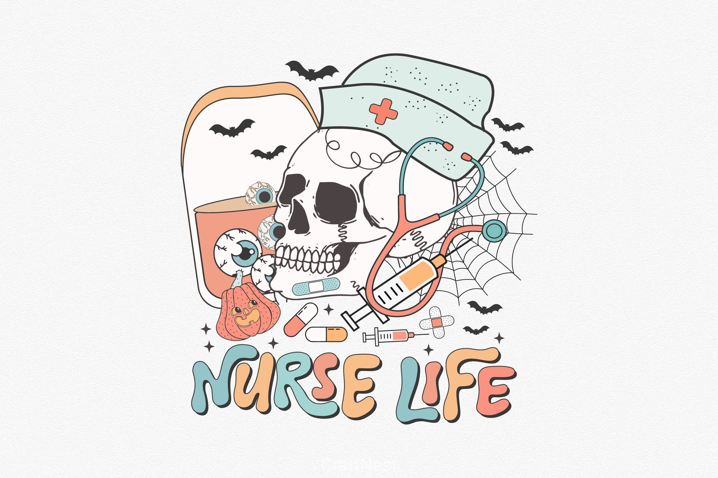 Halloween Nurse Clipart Bundle - CraftNest - Digital Crafting and Art