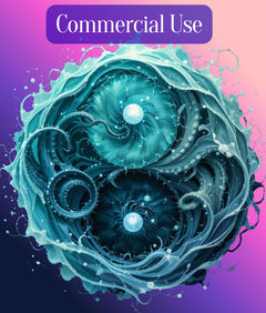 Fantasy Yin Yang Clipart Bundle - CraftNest - Digital Crafting and Art