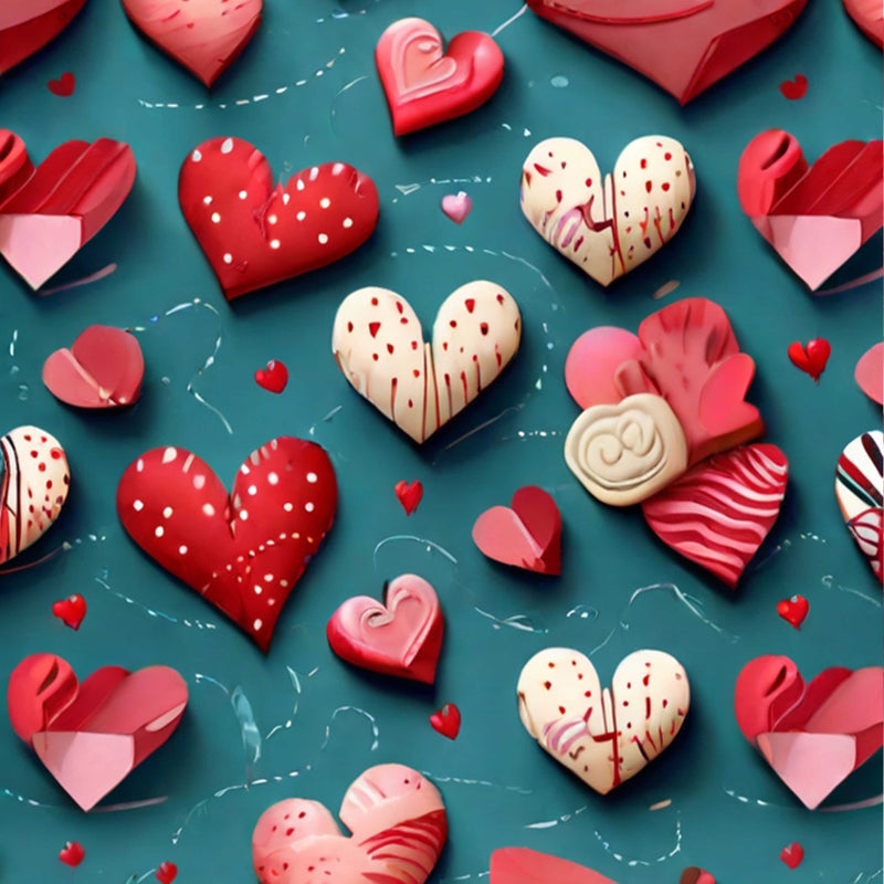 Valentine's Day Seamless Digital Paper 2 - CraftNest - Digital Crafting and Art