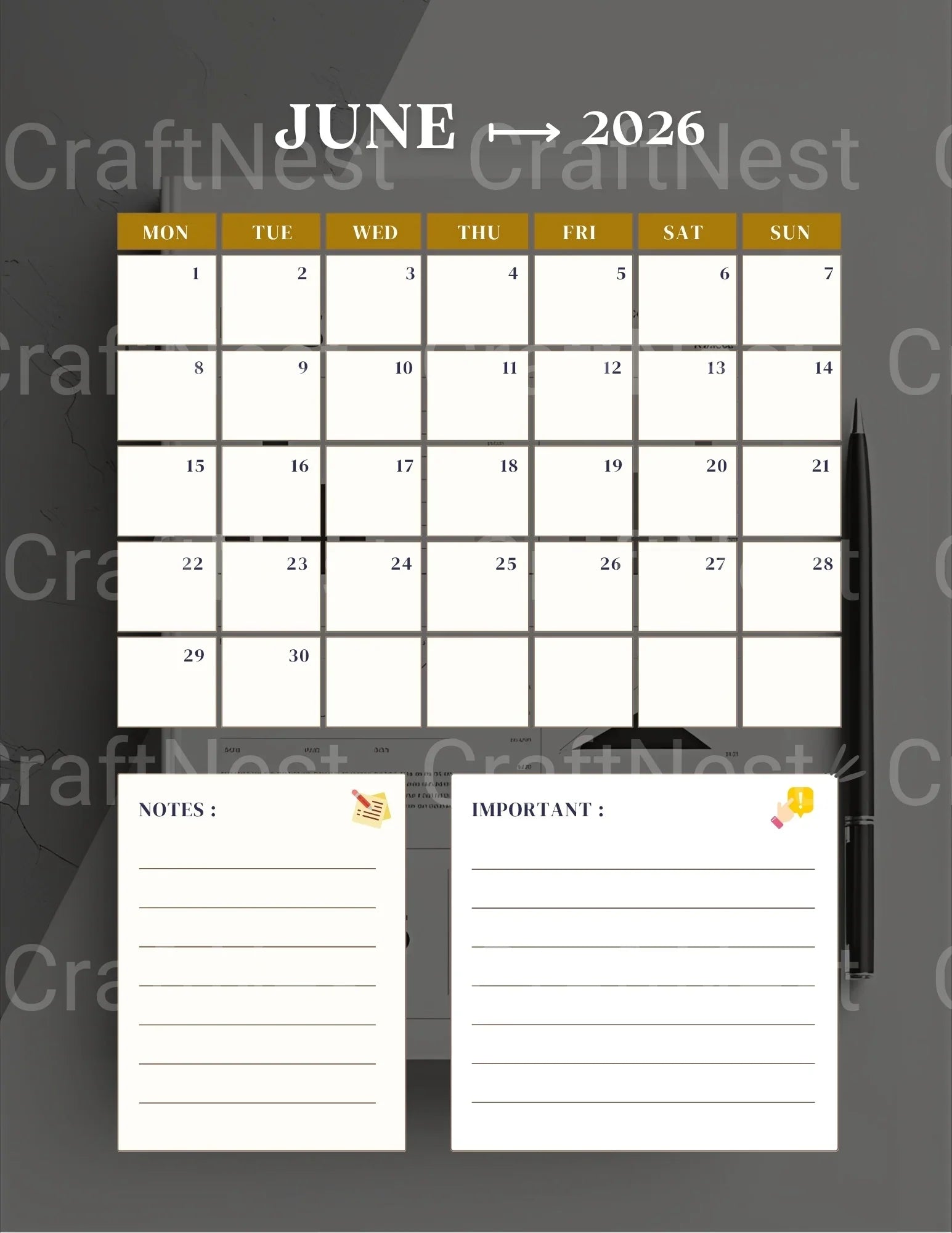 Budget Planner Starting at 100 - CraftNest - Digital Crafting and Art