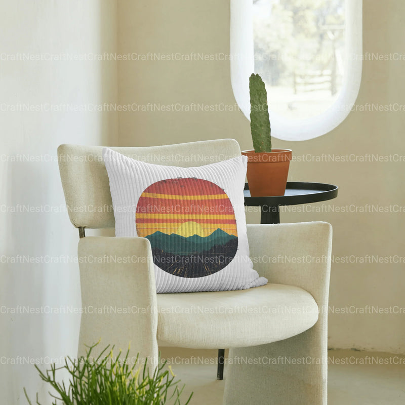 Retro Sunsets 2 Clipart Bundle 1 - CraftNest - Digital Crafting and Art