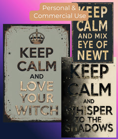 Witch Wall Art Clipart Bundle - CraftNest - Digital Crafting and Art