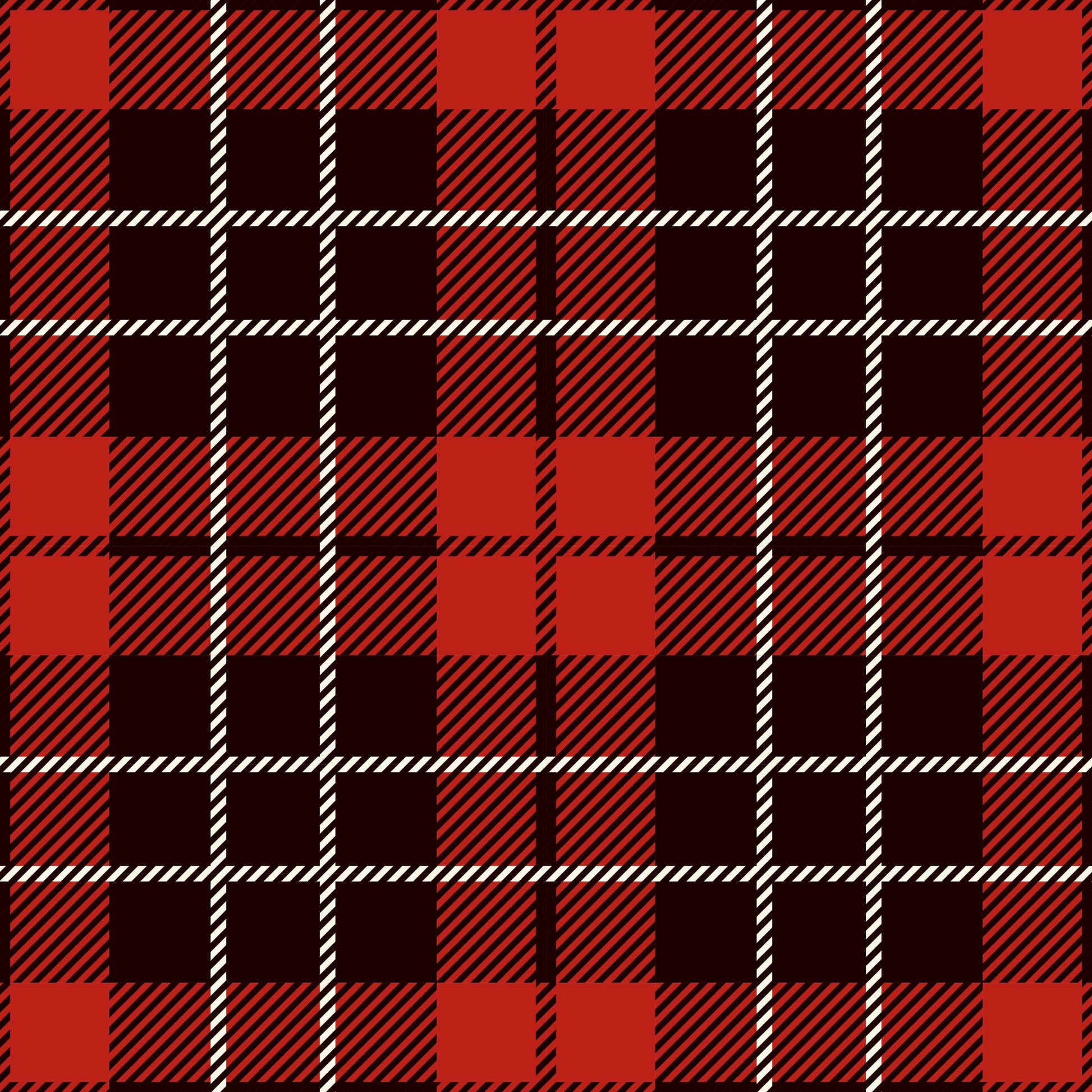 Christmas Buffalo Plaid Digital Paper 3 - CraftNest - Digital Crafting and Art
