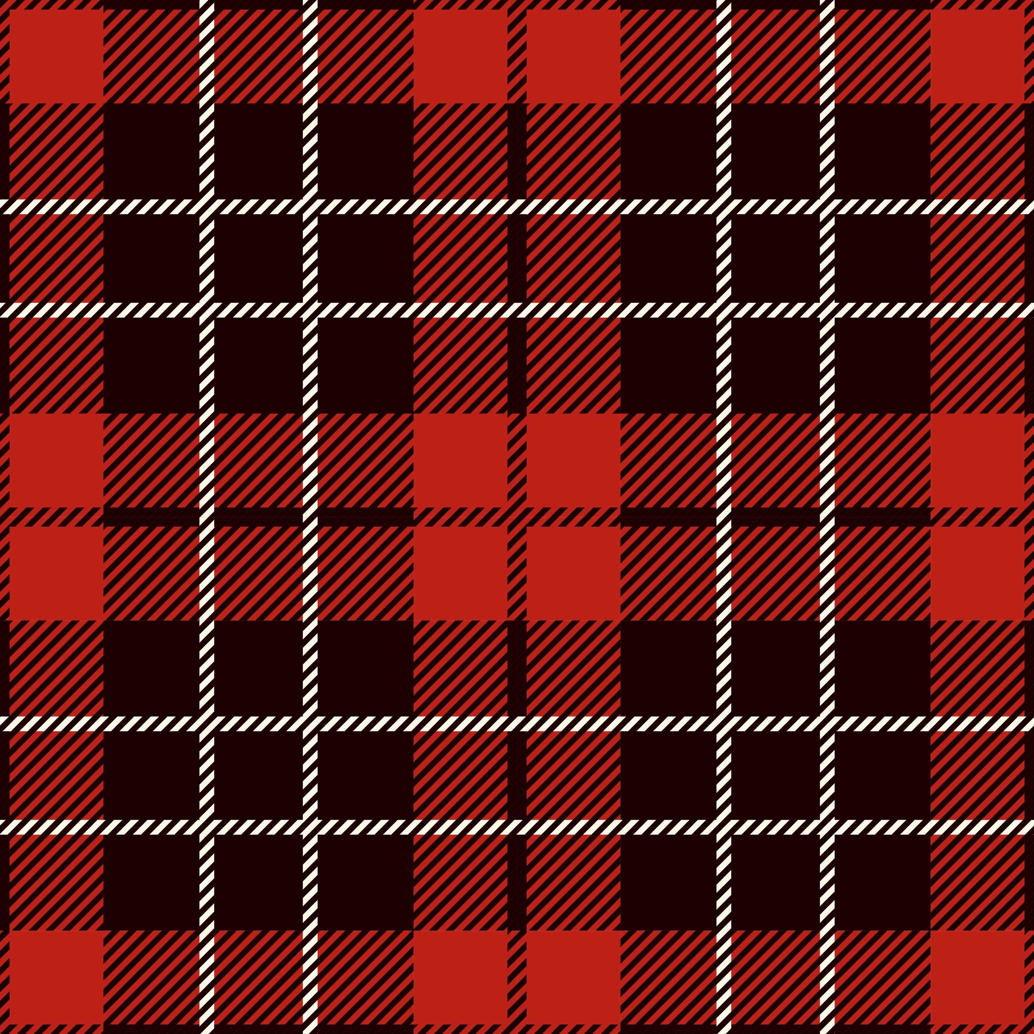 Christmas Buffalo Plaid Digital Paper 3 - CraftNest - Digital Crafting and Art