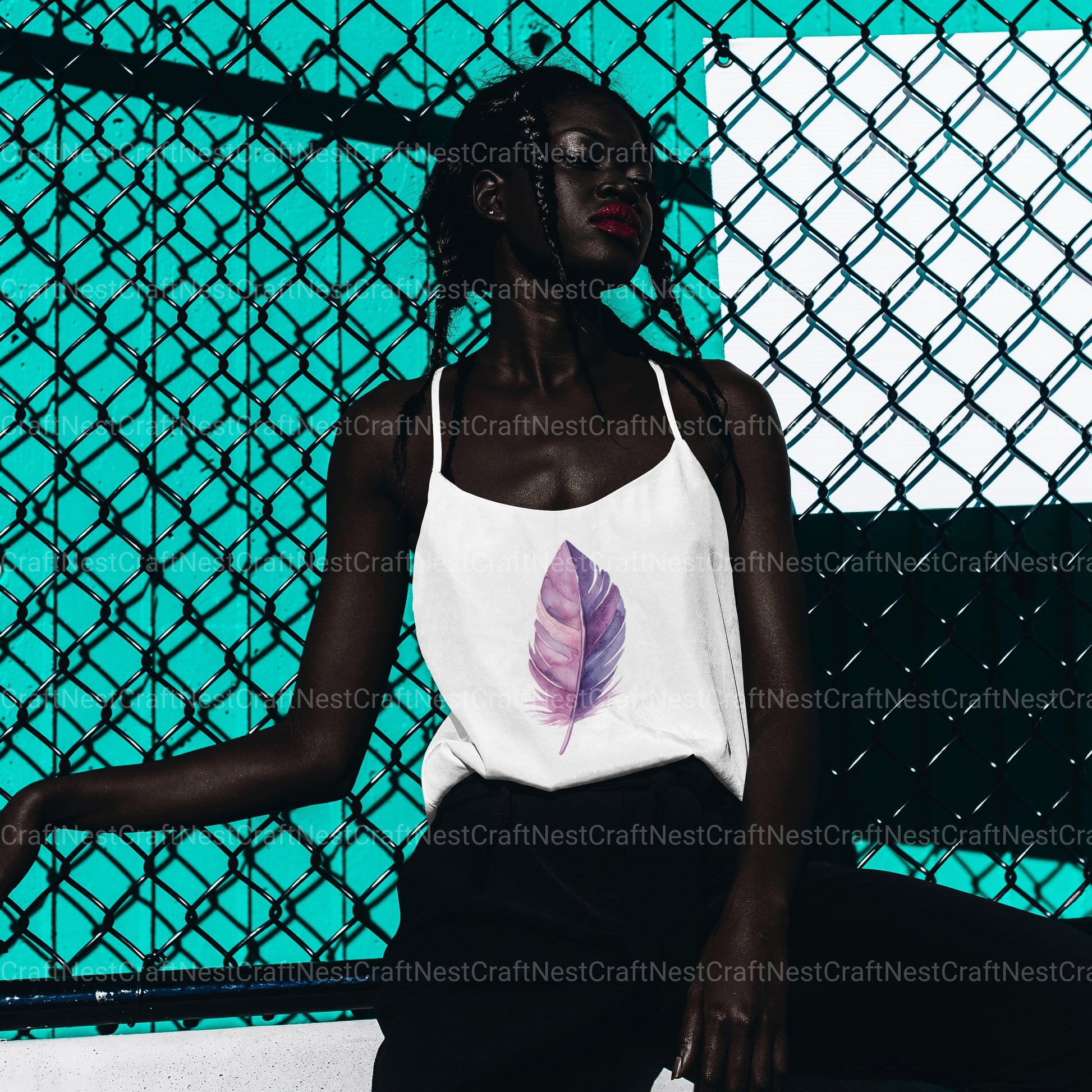 Feather Boho Clipart Bundle - CraftNest - Digital Crafting and Art