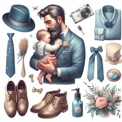 Father's Day Seamless Digital Paper - CraftNest - Digital Crafting and Art