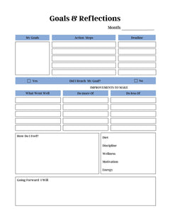 Fitness Planner KDP Planner - CraftNest - Digital Crafting and Art