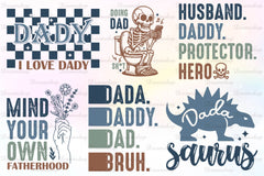 Fathers Day Dad Papa SVG Clipart Bundle - CraftNest - Digital Crafting and Art