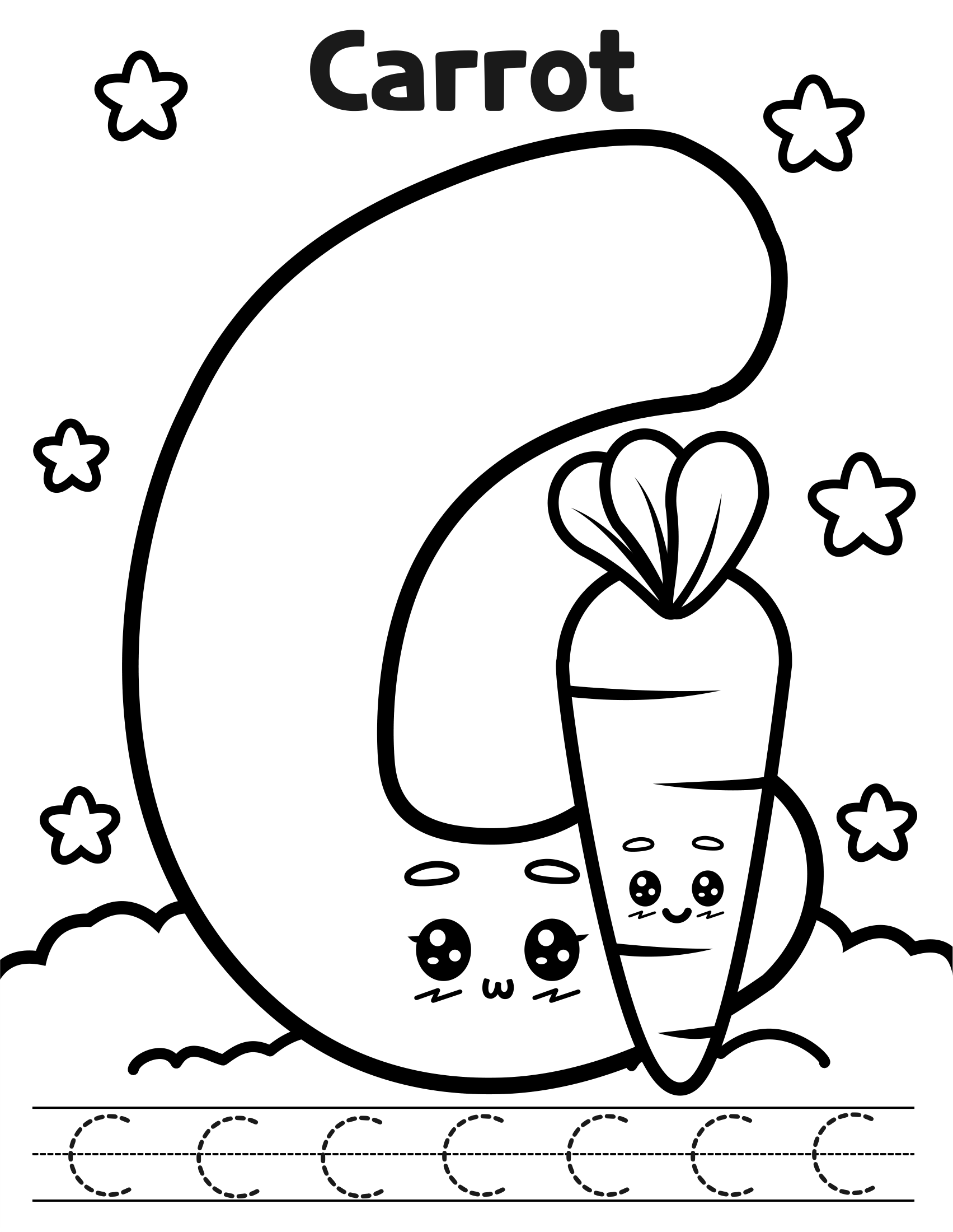 Alphabet Coloring Book - CraftNest - Digital Crafting and Art