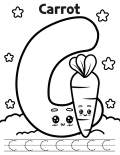 Alphabet Coloring Book - CraftNest - Digital Crafting and Art