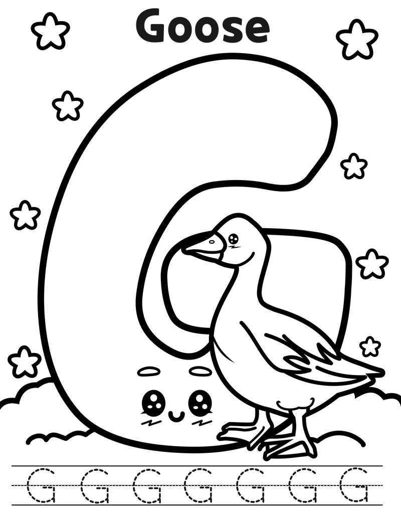 Alphabet Coloring Book - CraftNest - Digital Crafting and Art