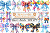 Autism Awareness Bow Clipart Bundle 345