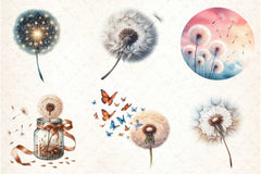 Dandelion Clipart Bundle 99 - CraftNest - Digital Crafting and Art