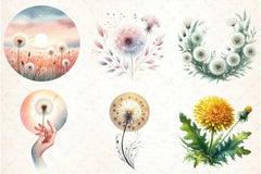 Dandelion Clipart Bundle 99 - CraftNest - Digital Crafting and Art