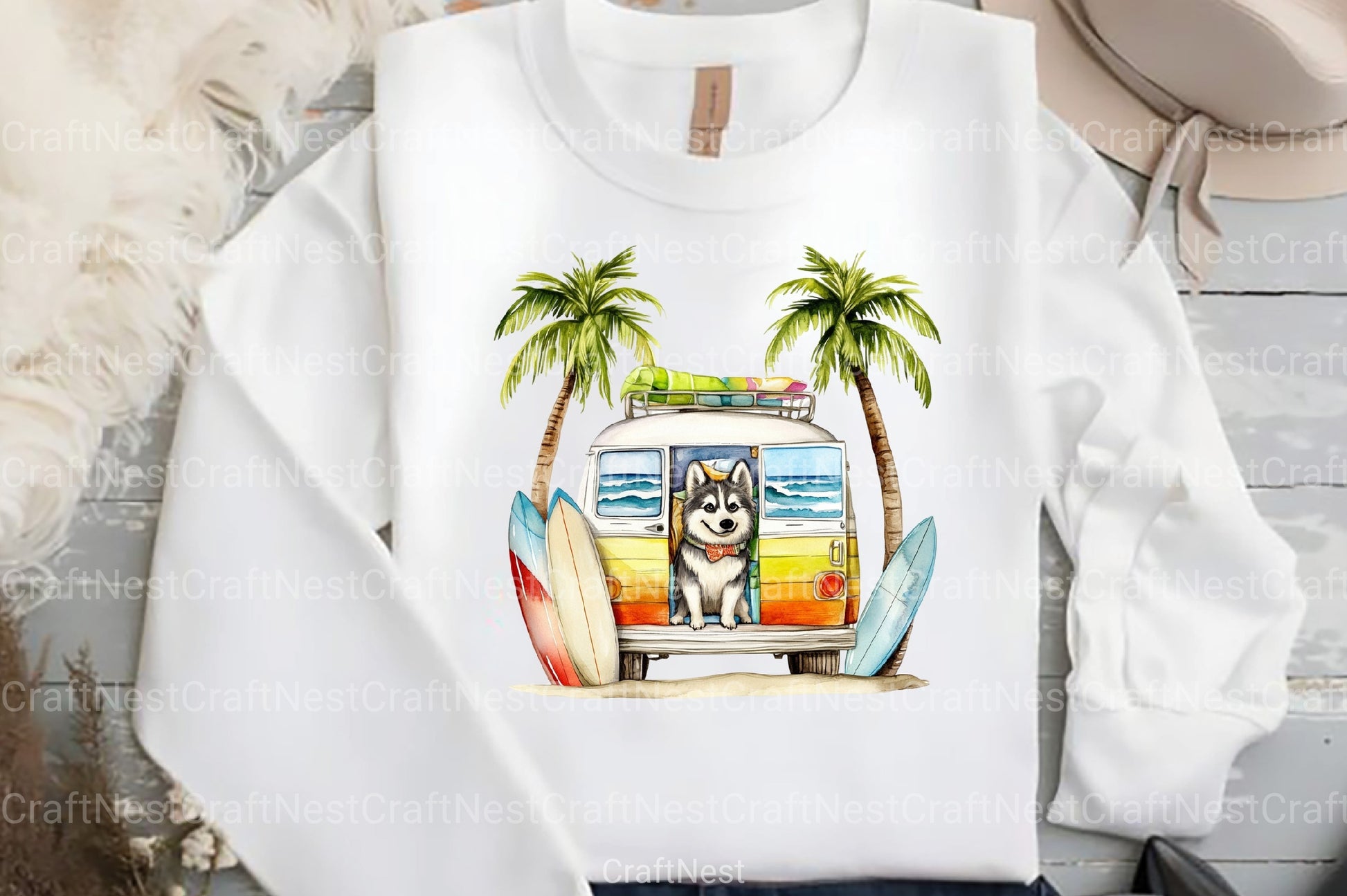 Summer Dogs Clipart Bundle 99 - CraftNest - Digital Crafting and Art