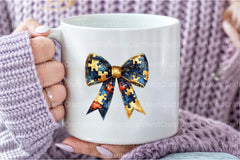 Autism Awareness Bow Clipart Bundle 345 - CraftNest - Digital Crafting and Art