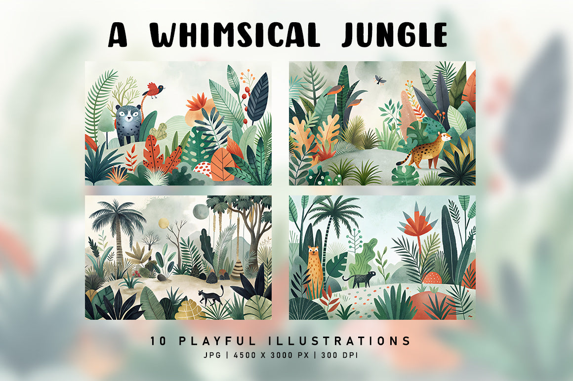 A Whimsical Jungle - Nursery