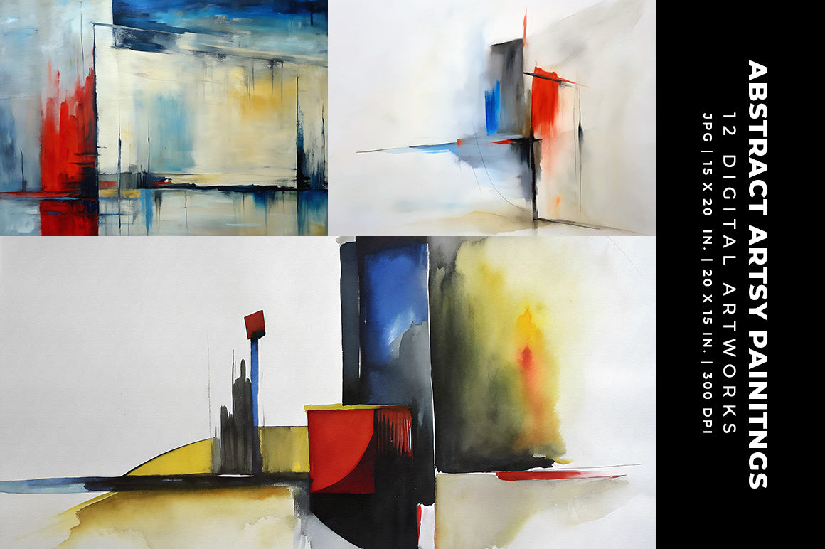 Abstract Artsy Paintings - Wall Art