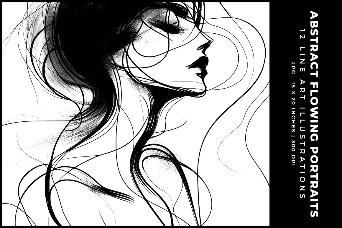 Abstract Flowing Portraits - Women