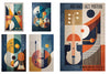 Abstract Jazz Posters - Wall Art