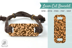 Abstract Pattern Laser Cut Bracelet SVG Design Bundle - CraftNest - Digital Crafting and Art