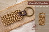 Abstract Pattern Laser Cut Keychain Design Bundle
