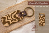Abstract Pattern Laser Cut Keychain Design Bundle
