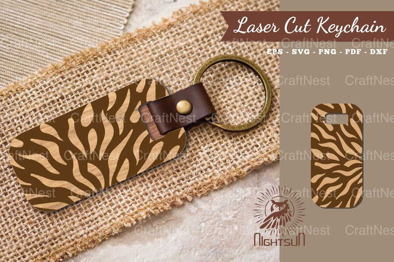 Abstract Pattern Laser Cut Keychain Design Bundle - CraftNest - Digital Crafting and Art