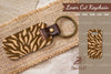 Abstract Pattern Laser Cut Keychain Design Bundle