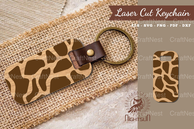Abstract Pattern Laser Cut Keychain Design Bundle - CraftNest - Digital Crafting and Art